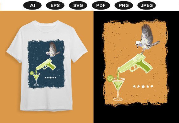 Bird Graphics for T-Shirt Designs