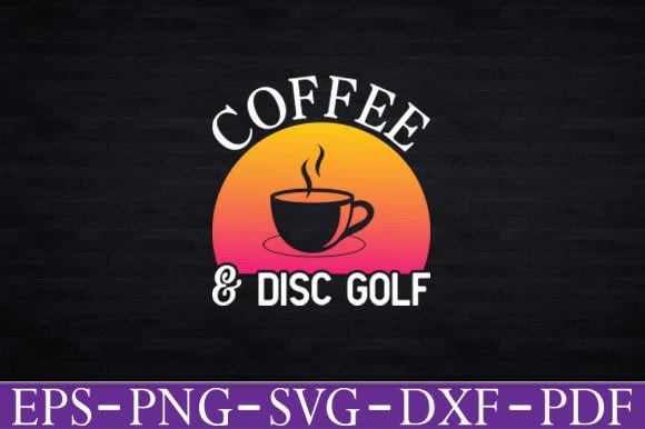 Coffee and Disc Golf Graphics