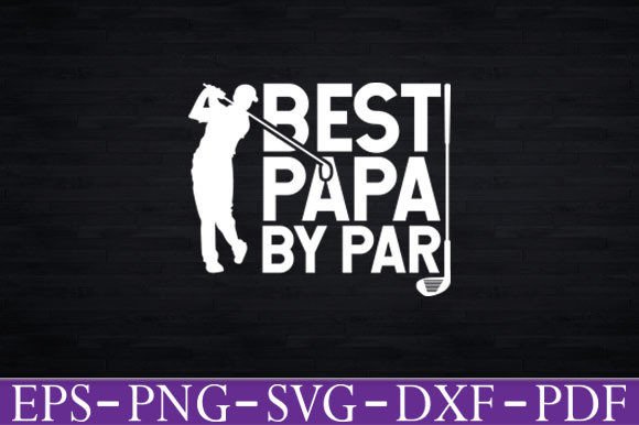 Funny Best Papa by Par Father s Day Golf