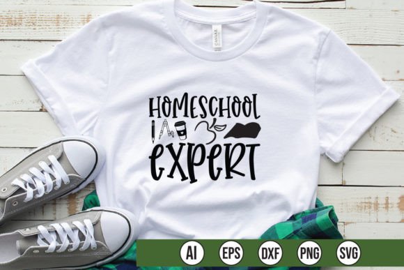 Homeschool Expert Graphics for T-Shirt Designs