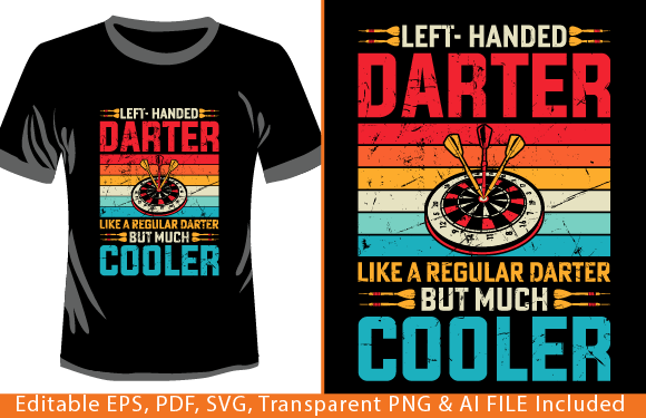 Left-Handed Darter Like a Regular Darter Graphics