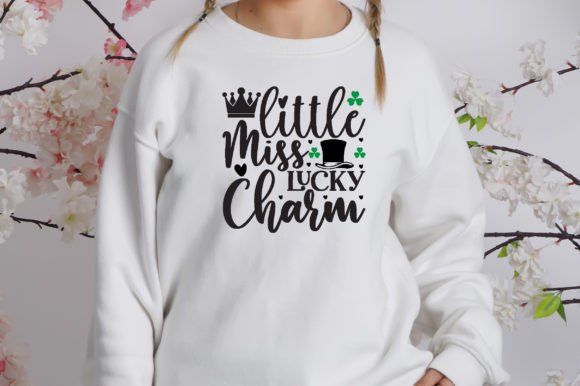 Little Miss Lucky Charm SVG for Graphics and T-Shirt Designs