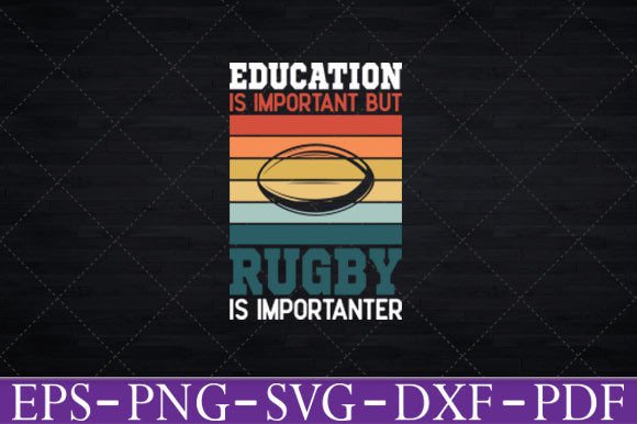 Rugby is Importanter Premium T-Shirt Graphics