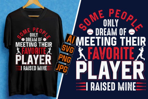 Trendy Baseball T-Shirt Design 06: Graphics & T-Shirt Designs